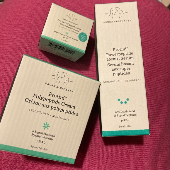 NWT drunk elephant protini polypeptide creams & serum